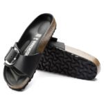 Madrid Big Buckle Cuero Negro-2